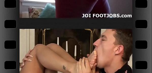  Slide your cock slowly between my little feet JOI